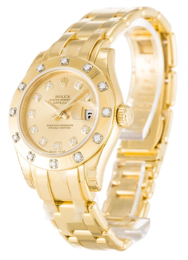 Rolex Pearlmaster 80318 Ladies 29 Mm Yellow Gold Set With Diamonds Case Automatic Movement - Image 2