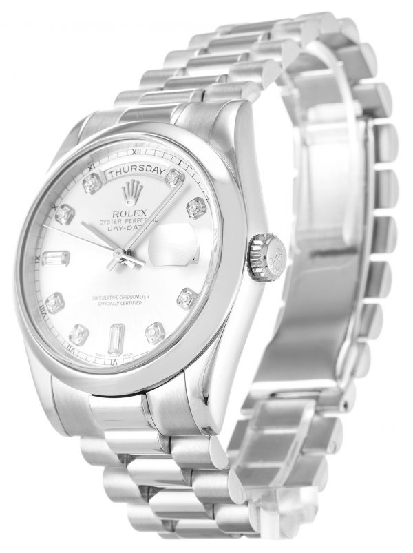 Rolex Day-date 118209 Mens 36 Mm White Gold Case Automatic Movement - Image 2