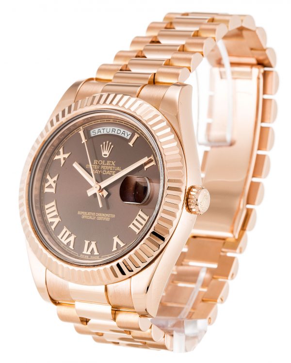 Rolex Day-date Ii 218235 Mens 41 Mm Rose Gold Case Automatic Movement - Image 2