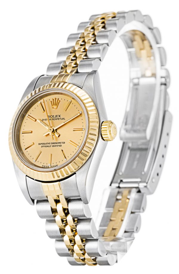Rolex Lady Oyster Perpetual 76193 Ladies 24 Mm Steel & Yellow Gold Case Automatic Movement - Image 2