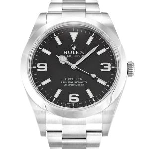 Rolex Explorer 214270 Mens 39 Mm Steel Case Automatic Movement