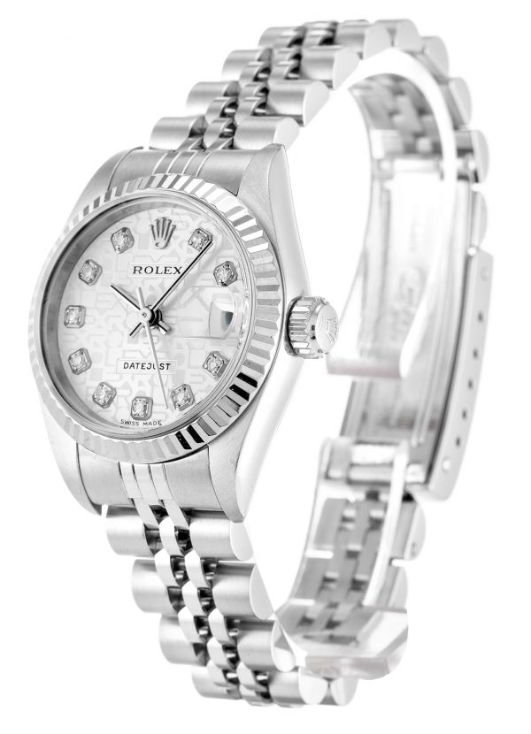 Rolex Datejust Lady 79174 Ladies 26 Mm Steel & White Gold Case Automatic Movement - Image 2