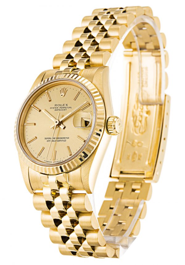 Rolex Mid-size Datejust 68278 Unisex 31 Mm Yellow Gold Case Automatic Movement - Image 2