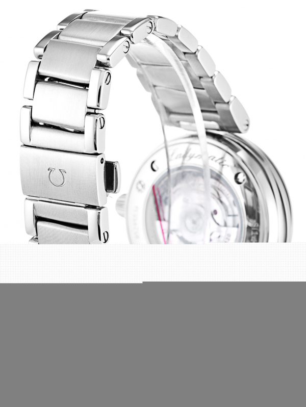 Omega De Ville Ladymatic 425.35.34.20.55.001 Ladies 34 Mm Steel Set With Diamonds Case Automatic Co-axial Movement - Image 3