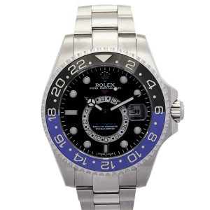 Rolex Gmt Master 16720 Men 40 Black Adn Blue Steel Case Automatic Movement