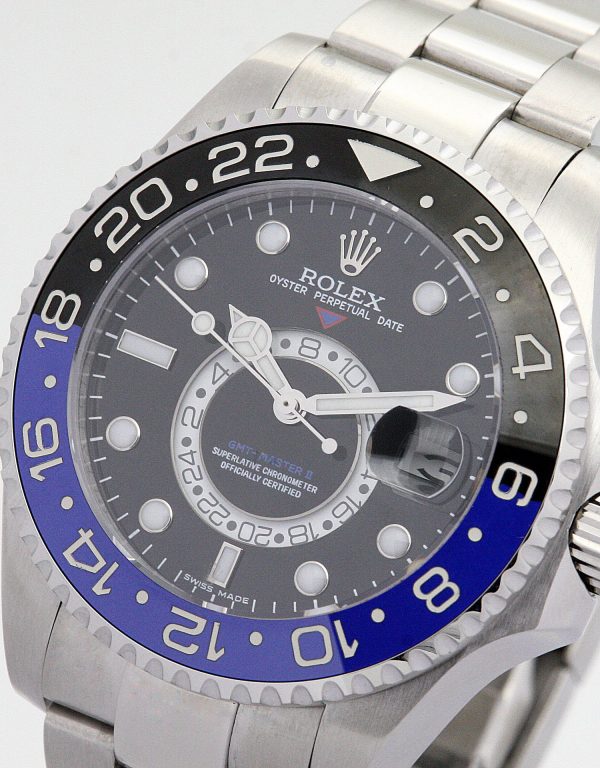 Rolex Gmt Master 16720 Men 40 Black Adn Blue Steel Case Automatic Movement - Image 3