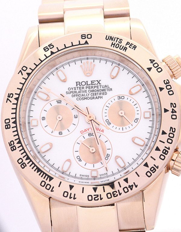 Rolex Daytona 116505 Mens 40 Mm Rose Gold Case Automatic Movement - Image 3