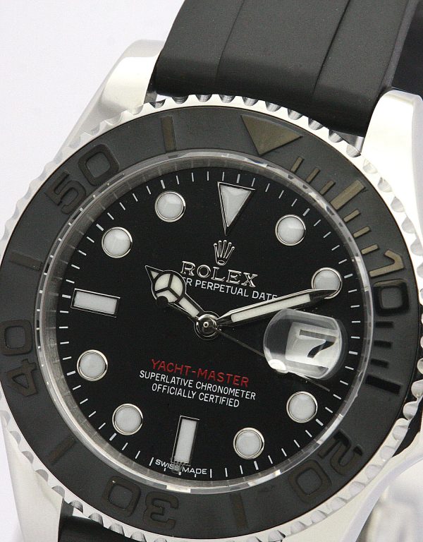 Rolex Yacht-master 169622 Unisex 35 Mm Black & Steel Case Automatic Movement - Image 3