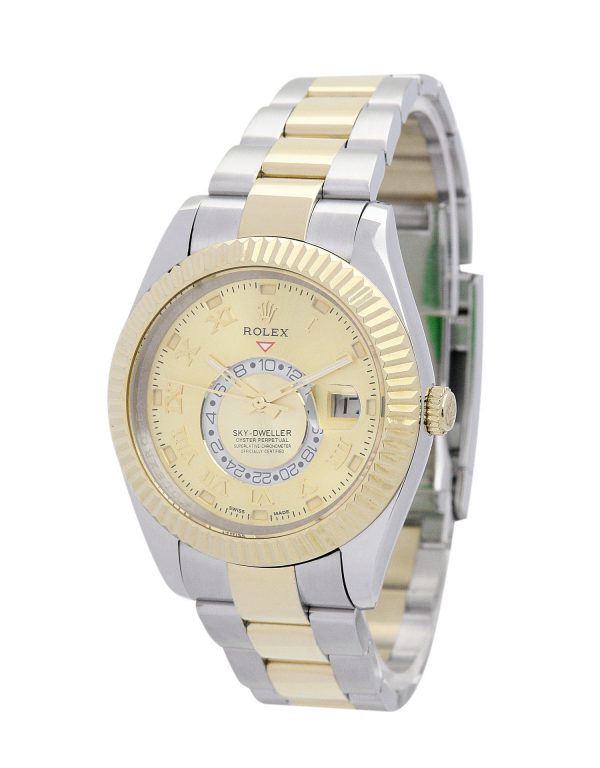 Rolex Sky-dweller 326938 Mens 42 Mm Yellow Gold Case Automatic Movement - Image 2