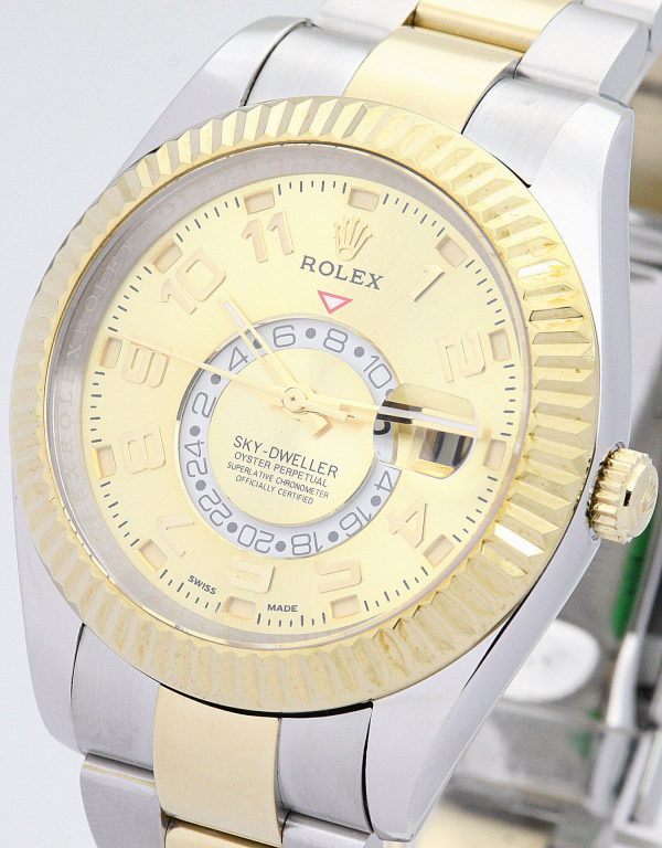 Rolex Sky-dweller 326938 Mens 42 Mm Yellow Gold Case Automatic Movement - Image 3