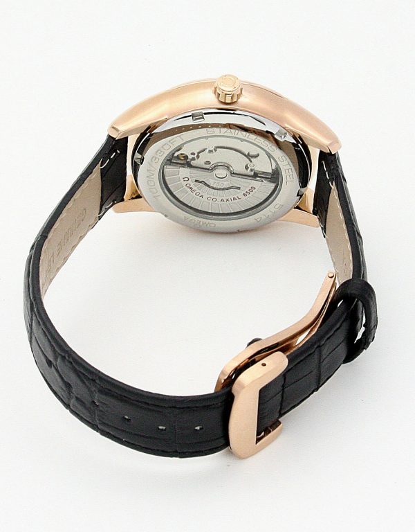 Omega De Ville Hour Vision 431.33.41.21.01.001 Mens 41 Mm Rose Gold Steel Case Automatic Co-axial Movement - Image 4
