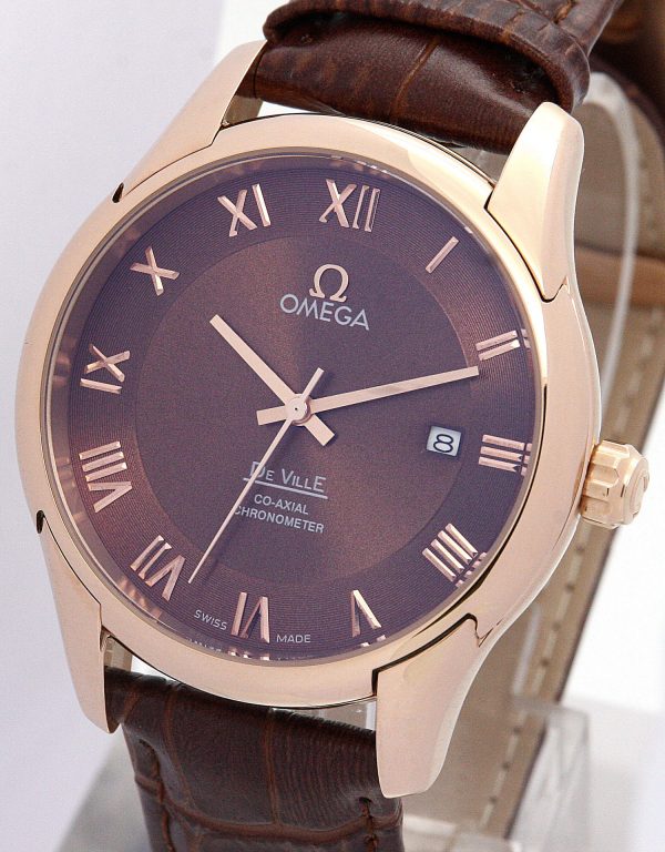 Omega De Ville Hour Vision De Ville Hour Vision Mens 41 Mm Rose Gold Steel Case Automatic Co-axial Movement - Image 3