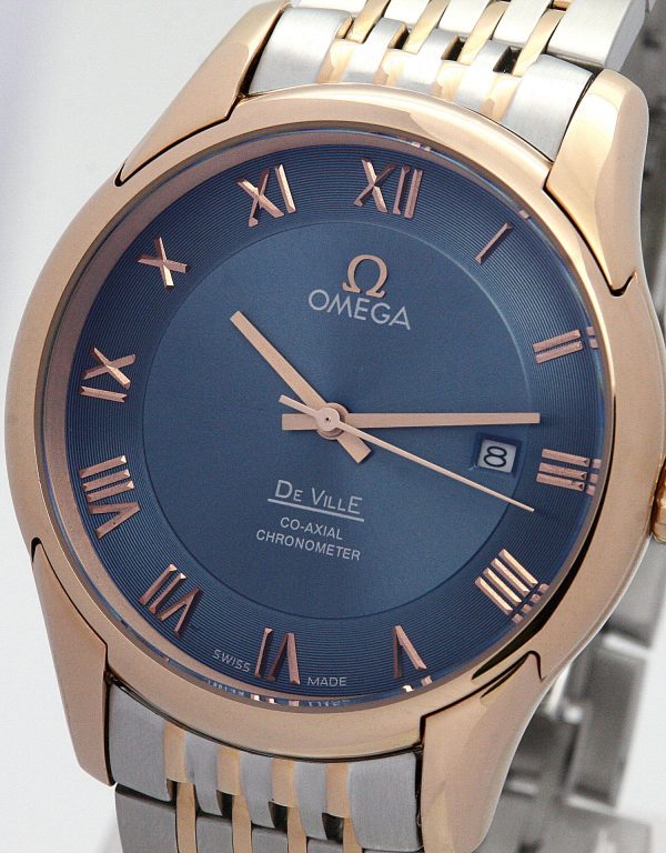 Omega De Ville Hour Vision 431.33.41.21.01.001 Mens 41 Mm Rose Gold Steel Case Automatic Co-axial Movement - Image 4