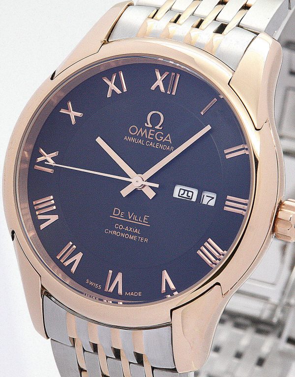 Omega De Ville Hour Vision 431.33.41.21.01.001 Mens 41 Mm Rose Gold Steel Case Automatic Co-axial Movement - Image 2