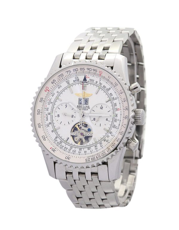 Breitling Navitimer World A24322 Mens 46 Mm Steel Case Automatic Movement - Image 2
