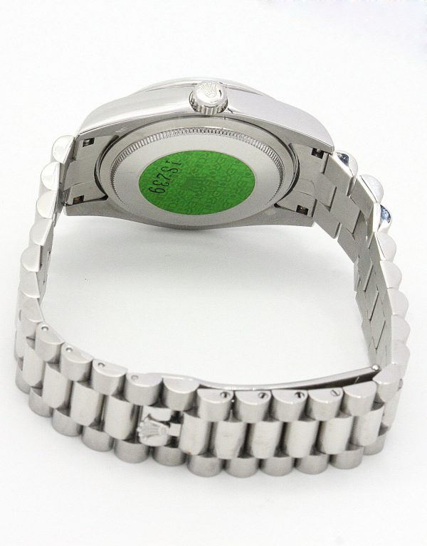 Rolex Day-date 118346 Lady 36 Mm Steel With Diamonds Case Automatic Movement - Image 4
